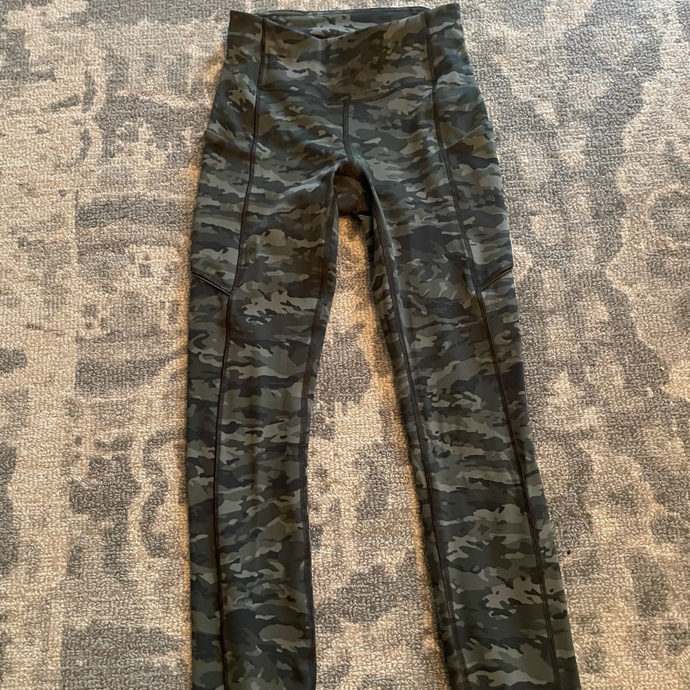 Lululemon Camo High-Waisted Leggings